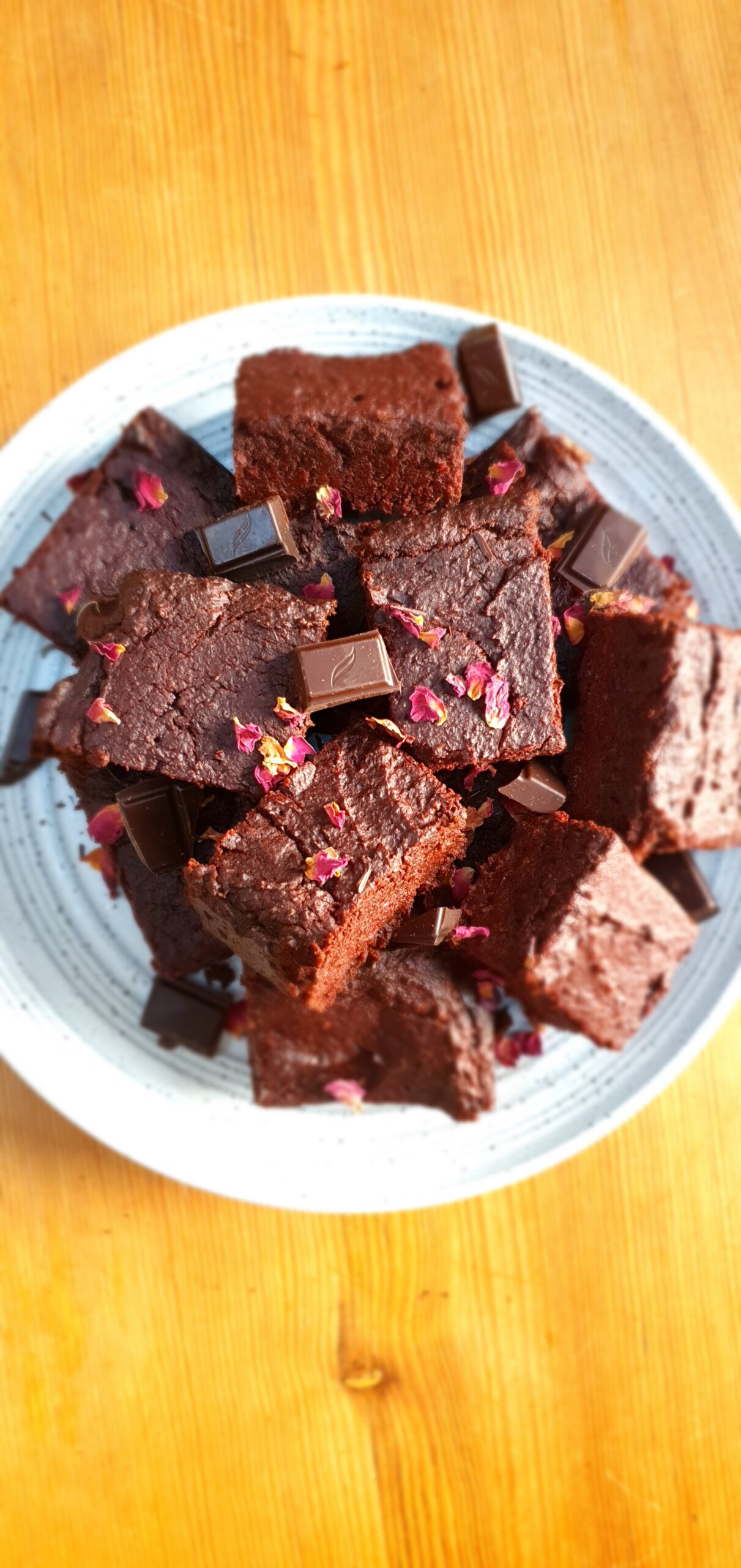 beetroot and mungbean ayurvedic vegan gluten free chocolate brownies